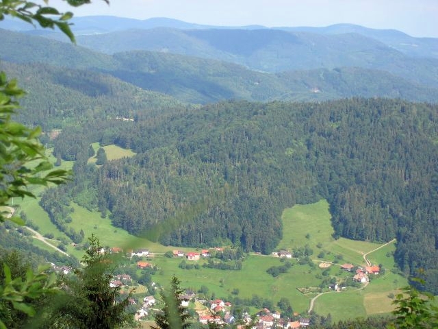 Nkym Blauen-vuorelta. Schwarzwald, Saksa.