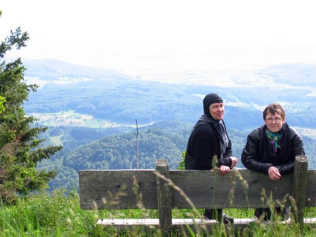 Reissuajat Blauen-vuorella. Schwarzwald, Saksa.