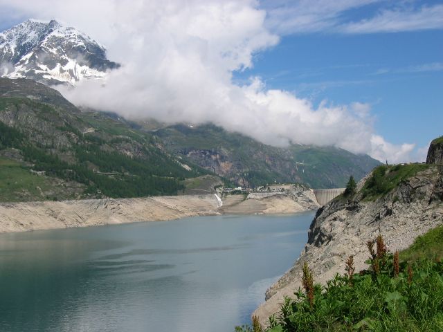 Lac de Chevril, Ranska.