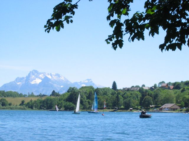 Lac de Laffrey, Ranska.