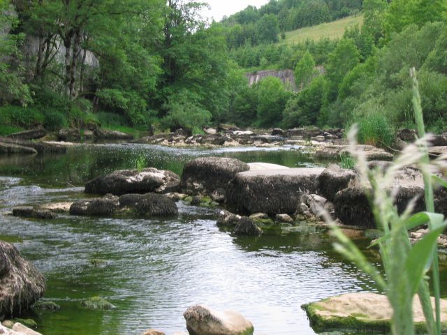 Doubs-joki. Gorges des Doubs, Ranska.