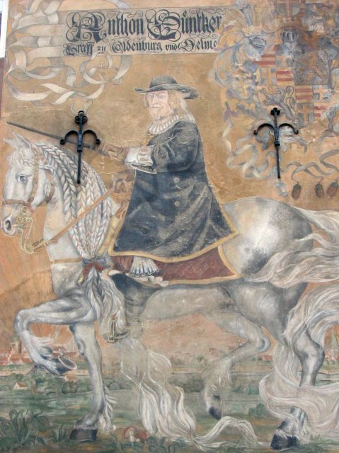 Kreivi Anthon Gnther von Oldenburg und Delmenhorst ikuistettuna talon seinn. Oldenburg, Saksa.