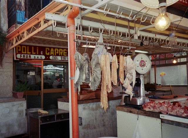 Torin herkkuja. Palermo, Italia.