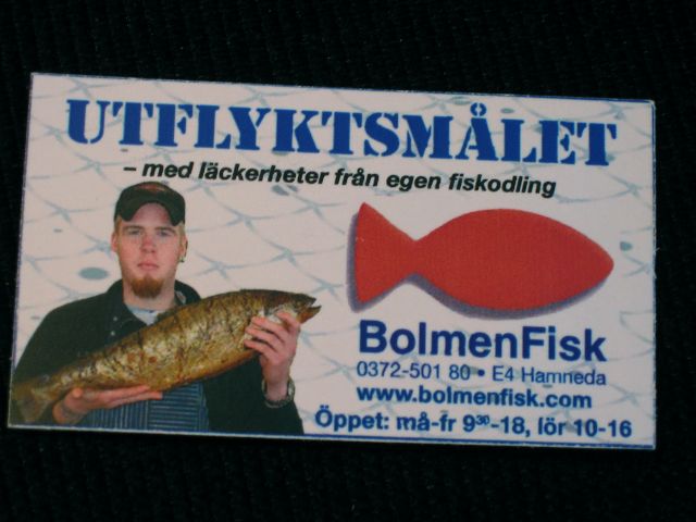 Sanokaa Bolmen Fisk, kun haluatte hyv!
