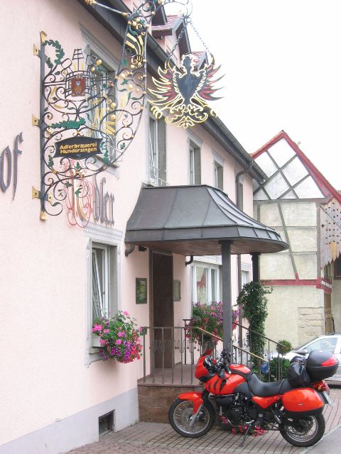 Gasthof-Brauerei Adler. Hundersingen, Saksa.