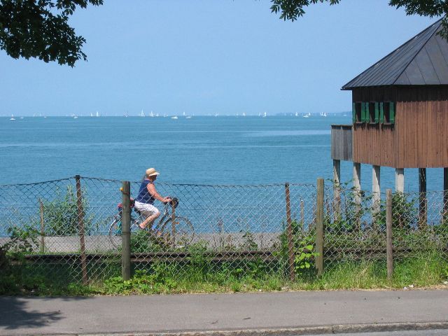 Bodensee. Lochau, Itvalta.