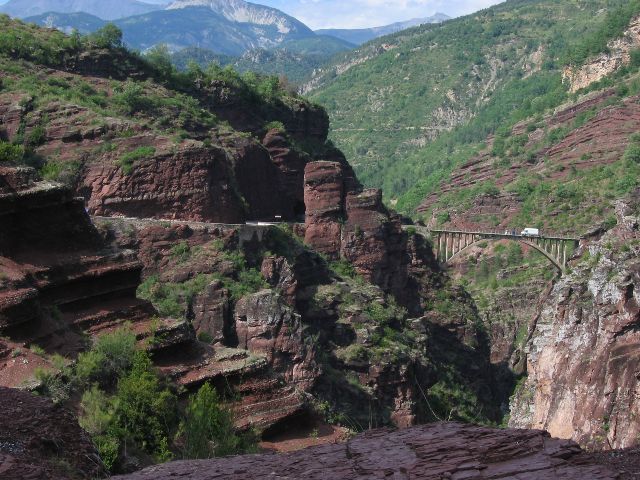 Gorges de Daluis, Ranska.