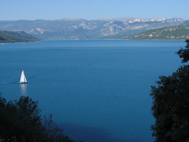 Lac de Sainte-Croix -tekojrvi, Ranska.