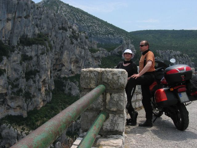 Nkalapaikka Route des Cretes -tien varrella. Gorges du Verdon, Ranska.