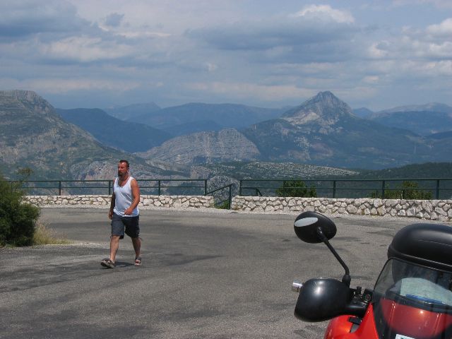 Route des Cretes. Gorges du Verdon, Ranska.