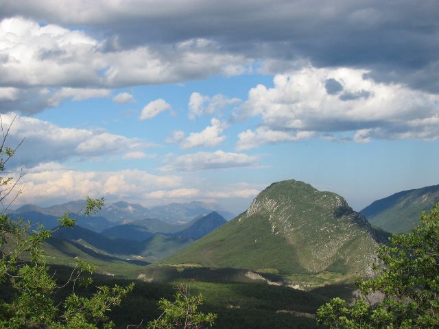 Nkym Col de Buis'n laelta. Provence, Ranska.