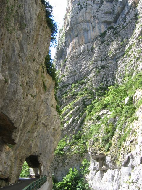 Gorges de l'Esteron. St. Auban, Ranska.
