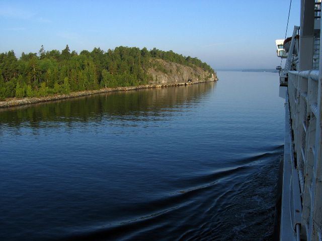 Tukholma lhestyy. Tukholman saaristo, Ruotsi.