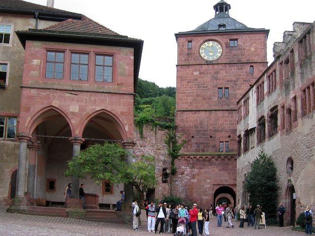 Heidelbergin linnassa. Heidelberg, Saksa.