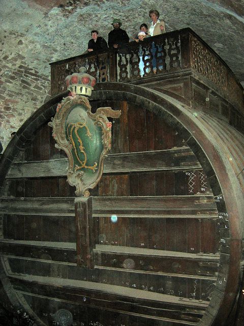 Maailman suurin viinitynnyri. Heidelberg, Saksa.