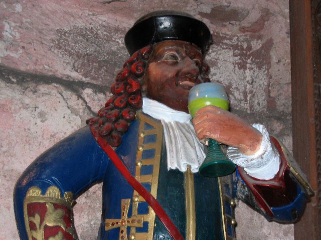 Heidelbergin linnan hovinarri Perkeo. Heidelberg, Saksa.