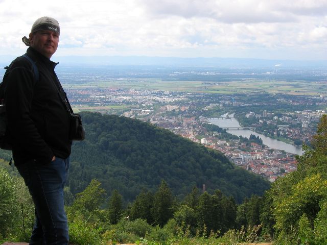Nkym Knigstuhl-vuorelta. Heidelberg, Saksa.