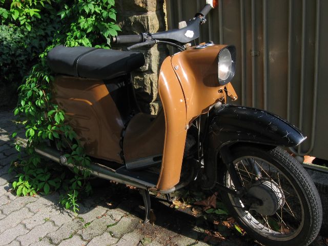 Simson Schwalbe, made in DDR. Heidelberg, Saksa.