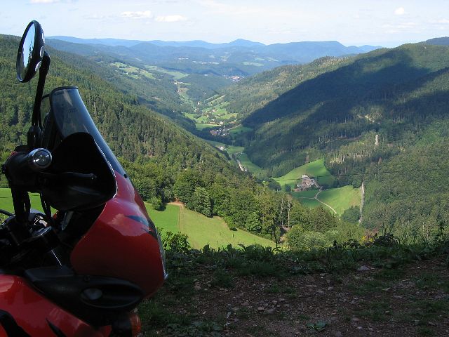 Route des Cretes. Elsass, Ranska.