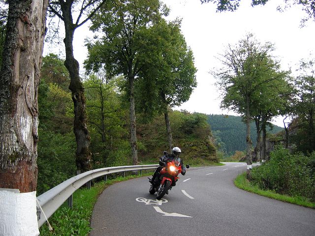 Kyll kelpaa kurvailla! Wiltz, Luxemburg.