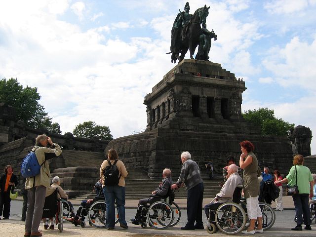 Keisari Wilhelm I. Koblenz, Saksa.