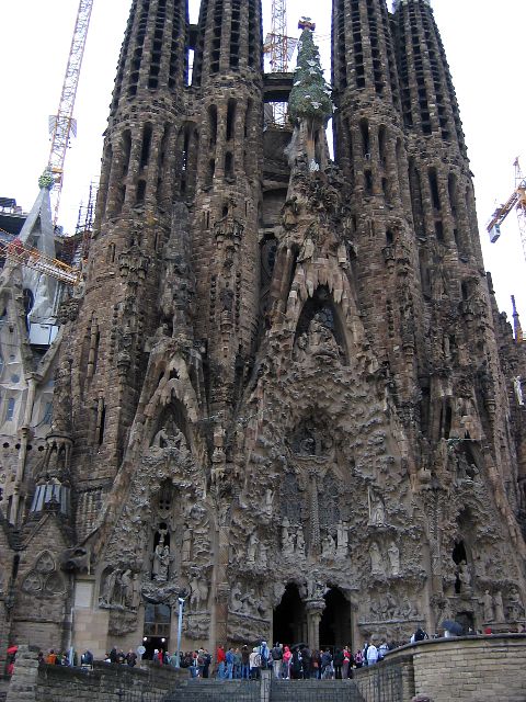 La Sagrada Familia. Barcelona, Espanja.