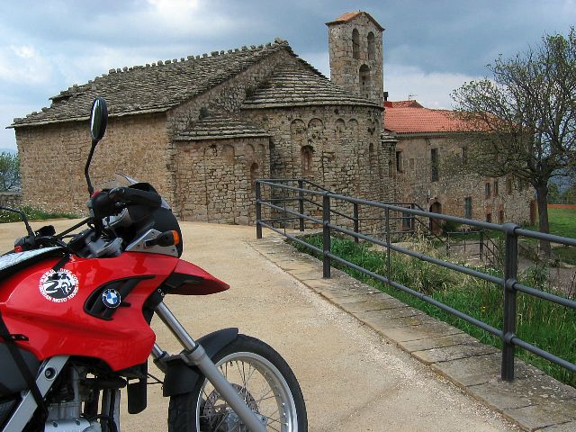 Santa Cecilia Sierra de Montserratin luostari. Sierra de Montserrat, Espanja.