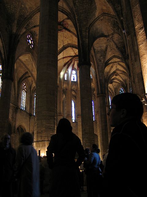 Santa Maria del Marin kirkko. Barcelona, Espanja.