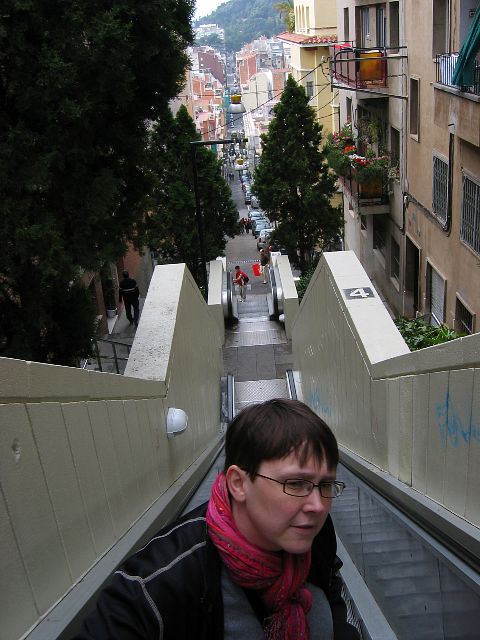 Nousu Park Gelliin on jyrkk. Barcelona, Espanja.