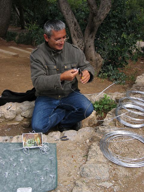 Ksitylisen taidonnyte. Park Gell, Barcelona, Espanja.
