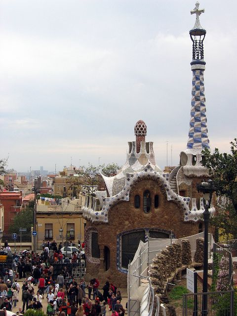 Park Gell. Barcelona, Espanja.