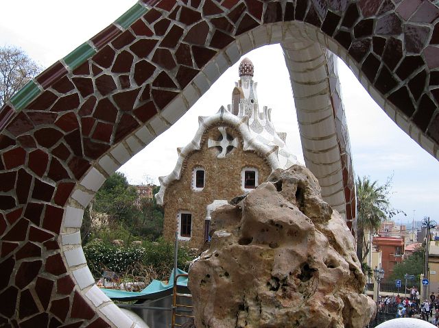 Park Gell. Barcelona, Espanja.