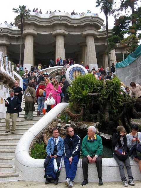 Park Gell. Barcelona, Espanja.