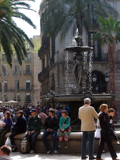 Plaa Reial. Barcelona, Espanja.