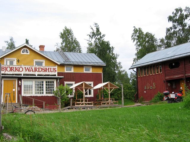 Björkö Wärdshus - Björkön Kestikartano. Mustasaari, Suomi.
