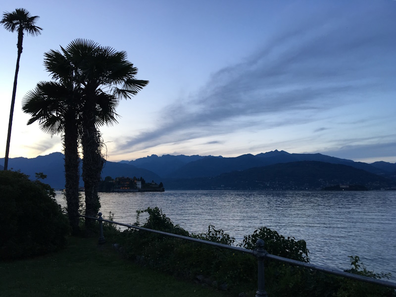 Maggiorejrvi illan hmrtyess. Stresa, Italia 23.6.2019.